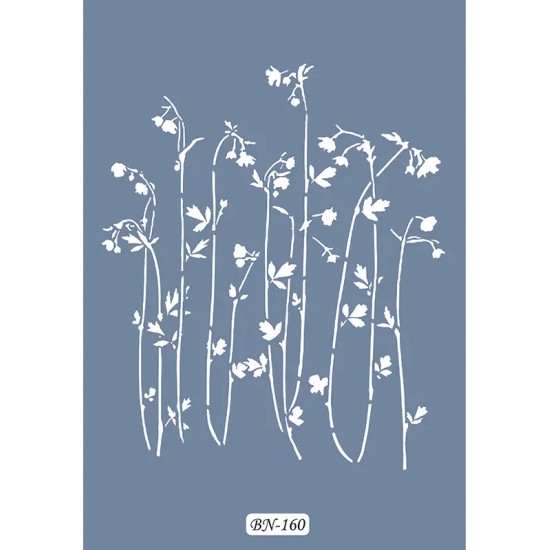 Çiçek Dalı Model BN160 25x35 BN Serisi Stencil