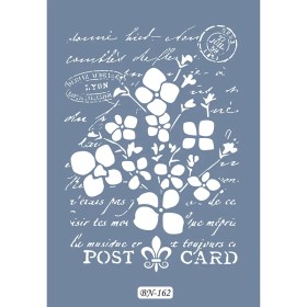 Çiçekli Yazı Model BN162 25x35 BN Serisi Stencil