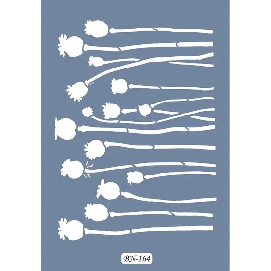 Çiçek Sapları Model BN164 25x35 BN Serisi Stencil