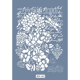 Çiçek Kartpostal Model BN165 25x35 BN Serisi Stencil