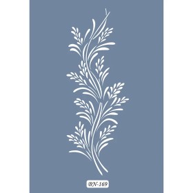 Bitki Model BN169 25x35 BN Serisi Stencil