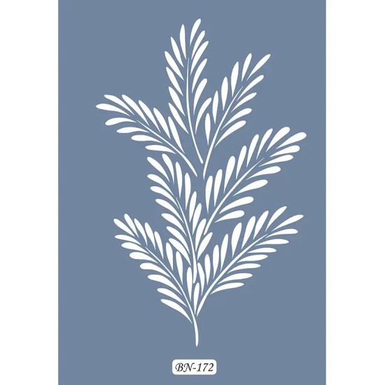 Yaprak Model BN172 25x35 BN Serisi Stencil