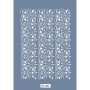 Özel01 25x35 Kalp Desen Stencil