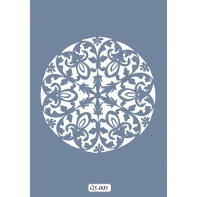 Özel05 25x35 Mandala Desen Stencil