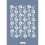Özel19 25x35 Çiçek Desen Stencil