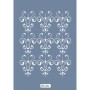 Özel21 25x35 Damask Desen Stencil