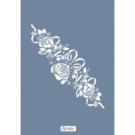 Özel31 25x35 Bordür Desen Stencil