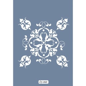 Özel60 25x35 Lale Desen Stencil