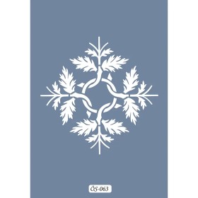 Özel63 25x35 Ağaç Desen Stencil