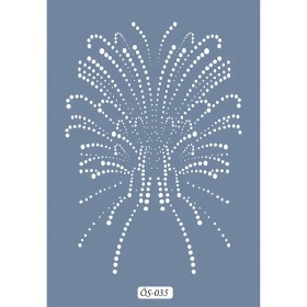 Özel35 25x35 Simetrik Desen Stencil