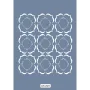 SN03 Floral Desen Stencil