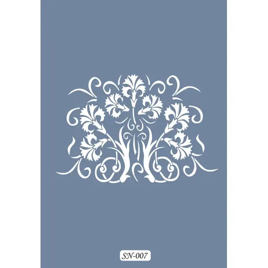 SN07 Damask Stencil