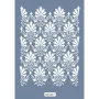 SN17 Damask Desen Stencil