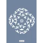 SN19 Damask Desen Stencil