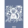 Kedi Figür Çocuk Stencil 15x15cm CSA02