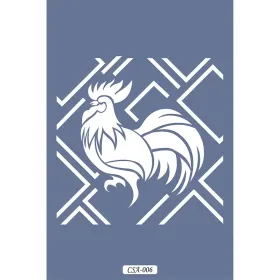 Horoz Figür Çocuk Stencil 15x15cm CSA06