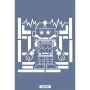 Sevimli Robotlar Çocuk Stencil 25x25cm CSR01