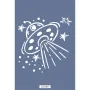 Ufo Figür Çocuk Stencil 15x15cm CSS02