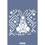 Tavşan Figür Çocuk Stencil 25x25cm CSA03
