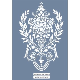 HHCMR10 Home Heritage Çiçek Stencil 25x35cm