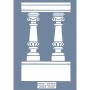 HHCMR17 Home Heritage Sütun Stencil 25x35cm