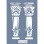 HHCMR19 Home Heritage Sütun Stencil 25x35cm