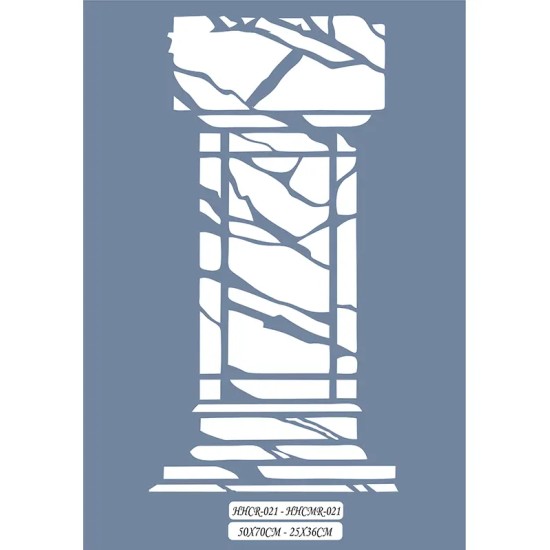 HHCMR21 Home Heritage Sütun Stencil 25x35cm