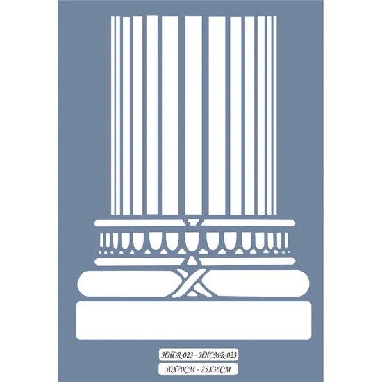 HHCMR23 Home Heritage Sütun Stencil 25x35cm