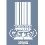 HHCMR24 Home Heritage Sütun Başlığı Stencil 25x35cm