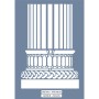 HHCMR25 Home Heritage Sütun Stencil 25x35cm