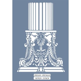 HHCMR28 Home Heritage Sütun Başlığı Stencil 25x35cm