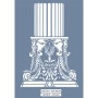 HHCMR28 Home Heritage Sütun Başlığı Stencil 25x35cm