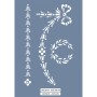 HHCMR30 Home Heritage Dekoratif Çiçek Stencil 25x35cm