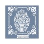 HHCMS07 Home Heritage Çiçek Vazo Stencil 25x25cm
