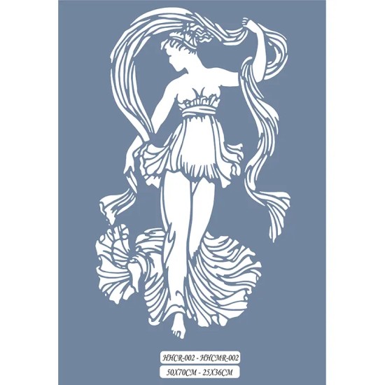 HHCR02 Home Heritage Kadın Stencil 50x70cm