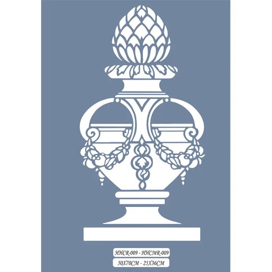 HHCR09 Home Heritage Vazo Stencil 50x70cm