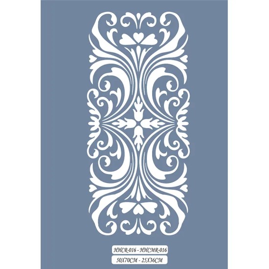 HHCR16 Home Heritage Floral Desen Stencil 50x70cm