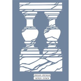 HHCR20 Home Heritage Sütun Stencil 50x70cm