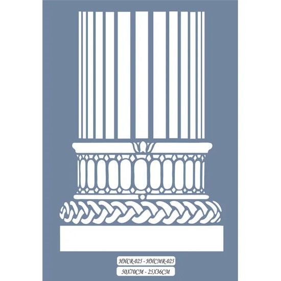 HHCR25 Home Heritage Sütun Stencil 50x70cm