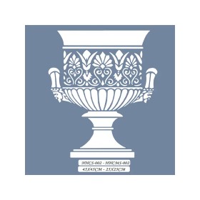 HHCS02 Home Heritage Dekoratif Vazo Stencil 45x45cm
