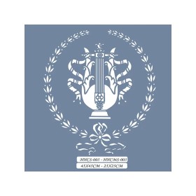 HHCS05 Home Heritage Müzik Çelengi Stencil 45x45cm