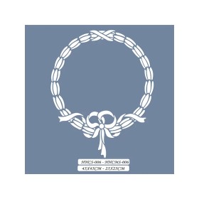 HHCS06 Home Heritage Çelenk Stencil 45x45cm