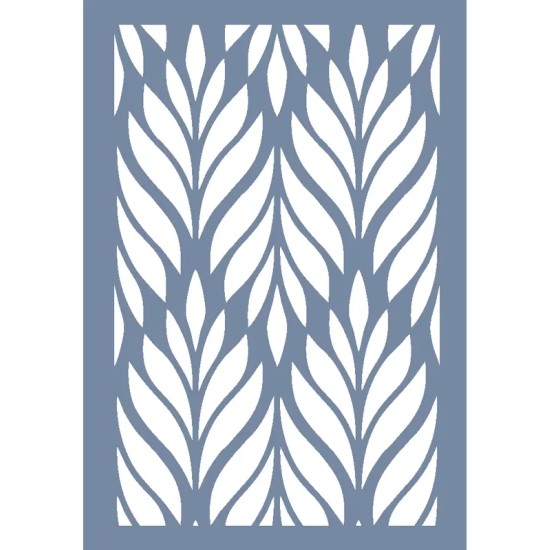 HHMMR08 Home Heritage Yaprak Desenli Stencil 25x35cm