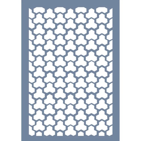 HHMMR15 Home Heritage Geometrik Desen Stencil 25x35cm