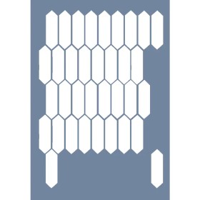 HHMMR18 Home Heritage Altıgen Stencil 25x35cm