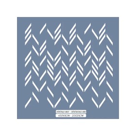 HHMMS05 Home Heritage Ok Desen Stencil 25x25cm