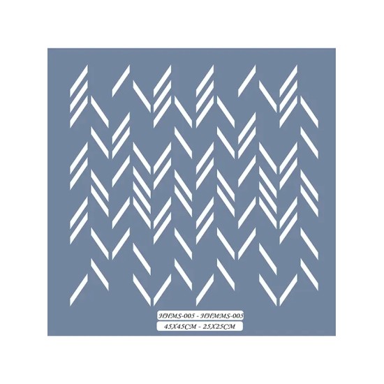HHMMS05 Home Heritage Ok Desen Stencil 25x25cm