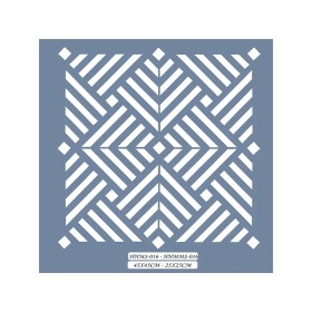 HHMMS16 Home Heritage Geometrik Desen Stencil 25x25cm