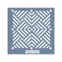 HHMMS16 Home Heritage Geometrik Desen Stencil 25x25cm
