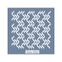 HHMMS25 Home Heritage Dalga Desen Stencil 25x25cm